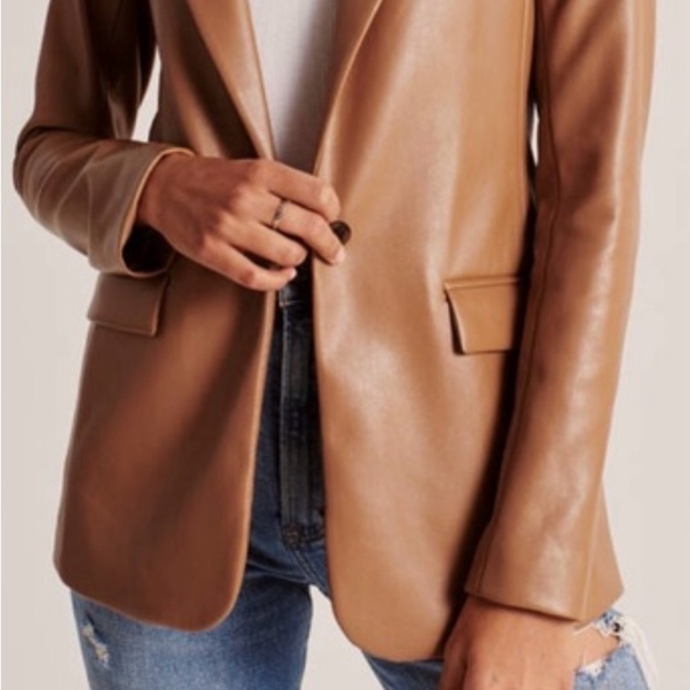 Abercrombie & Fitch Faux Leather Jacket